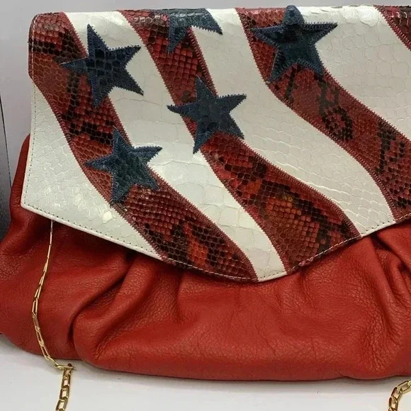 Chi Designed by Falchi Patriotic Clutch Shoulder Bag
4th of July - Picture 3 of 12